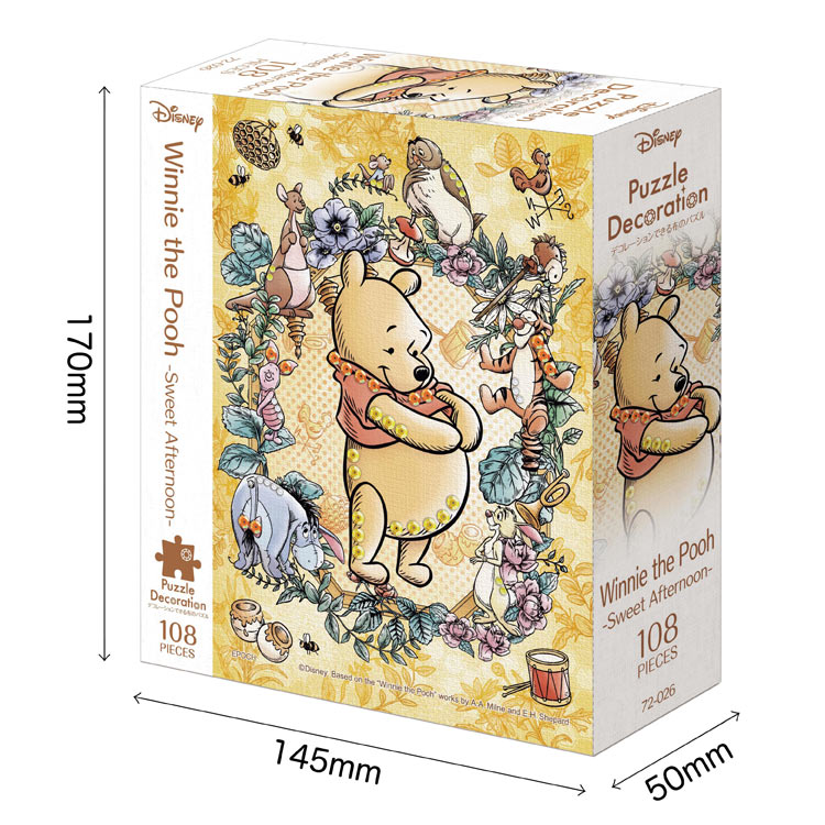 EPO-72-026　ディズニー　Winnie the Pooh(くまのプーさん) -Sweet Afternoon-（くまのプーさん） 108ピース　ジグソーパズル　［CP-D］