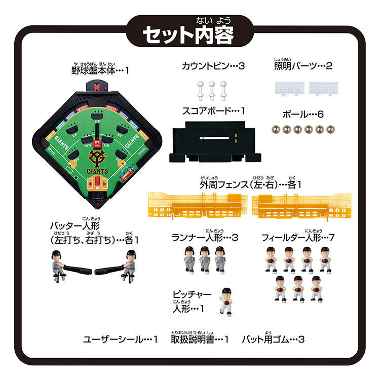 EPT-06167 ボードゲーム 野球盤 3Dエース スタンダード 読売 ...