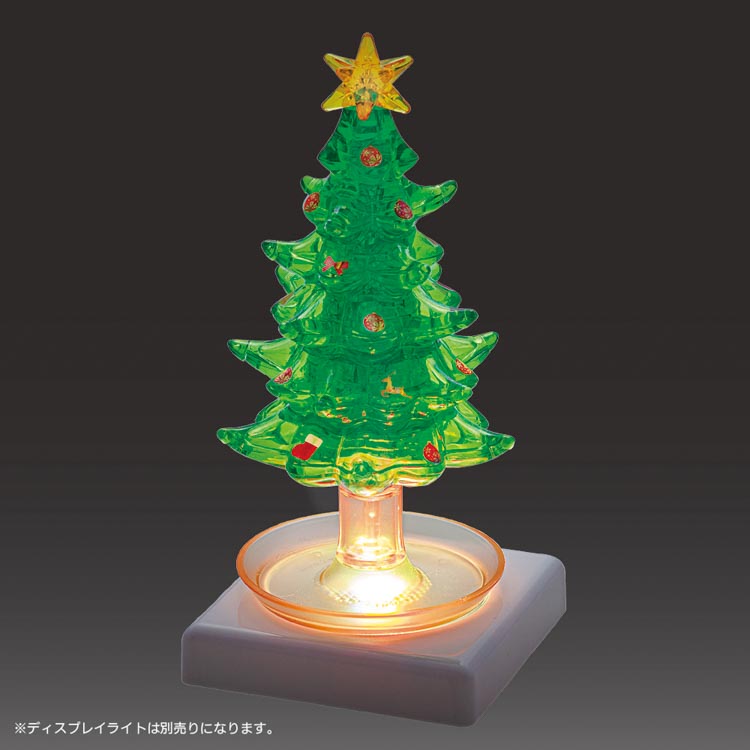 クリスマスツリークリスタルパズル　69ピース　立体パズル　BEV-50288