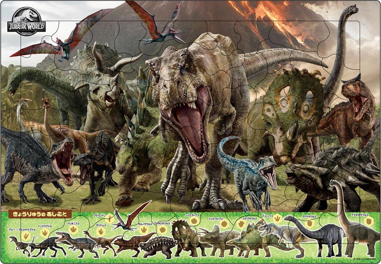 Apo 25 009 ジュラシック ワールド 恐竜の王国 75ピース アポロ社 の商品詳細ページです 日本最大級のジグソーパズル通販専門店 ジグソークラブ
