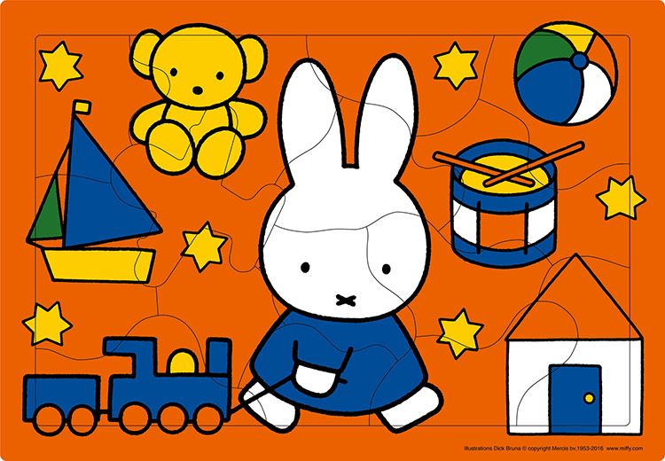 Apo 26 31 ミッフィー ミッフィーとおもちゃ 15ピース アポロ社 の商品詳細ページです 日本最大級のジグソーパズル通販専門店 ジグソークラブ