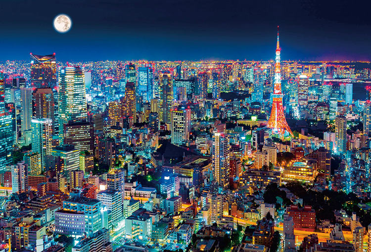 BEV-S62-524　風景　東京夜景　2000ピース　ジグソーパズル　［CP-NI］