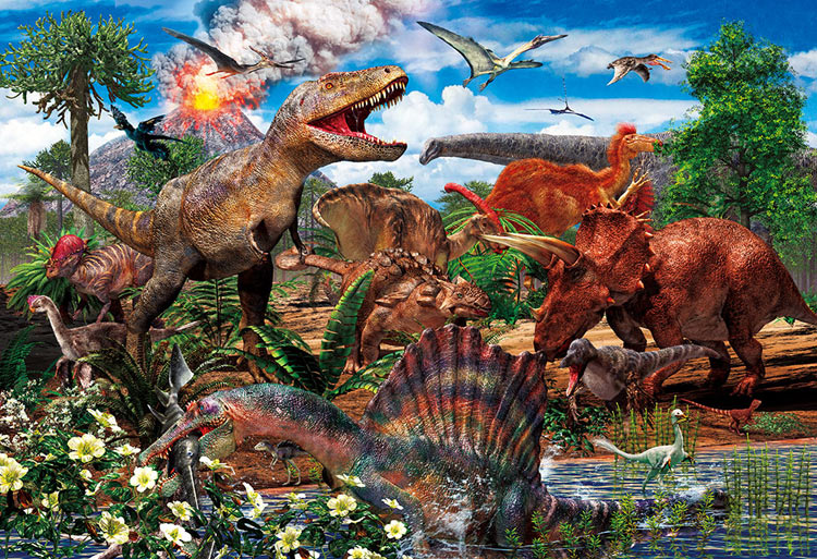 Bev 80 016 子供用パズル 白亜紀の恐竜 80ピース ビバリー の商品詳細ページです 日本最大級のジグソーパズル通販専門店 ジグソークラブ
