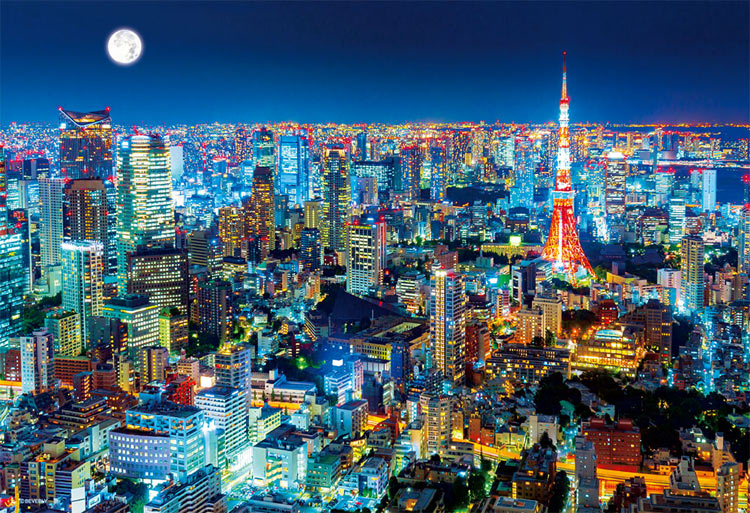 BEV-M81-607　風景　東京夜景　1000ピース　ジグソーパズル