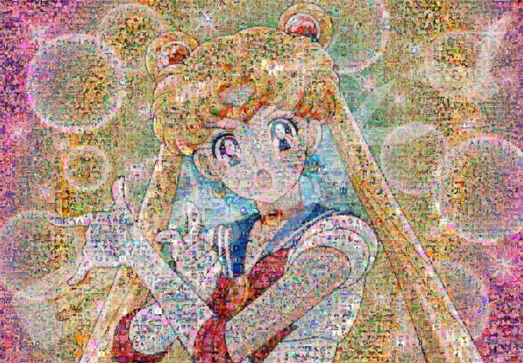 美少女戦士セーラームーン モザイクアート（セーラームーン）　1000ピース　ジグソーパズル　ENS-1000T-43