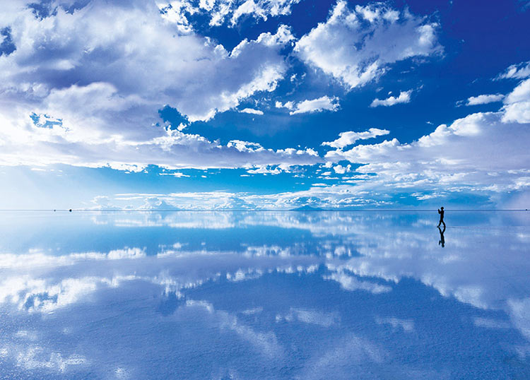 EPO-05-093　風景　天空の鏡ウユニ塩湖−ボリビア　500ピース　ジグソーパズル　［CP-FO］