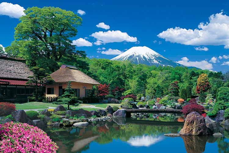 EPO-10-785　世界遺産　富士山と忍野村ー山梨　1000ピース　ジグソーパズル　［CP-NI］