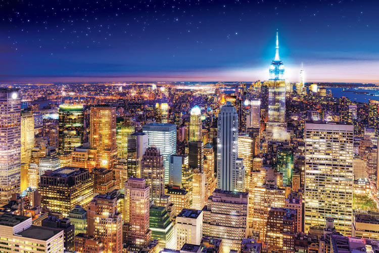 EPO-10-809 風景 ニューヨークの夜景 -アメリカ 1000ピース エポック社 の商品詳細ページです。｜日本最大級のジグソーパズル通販