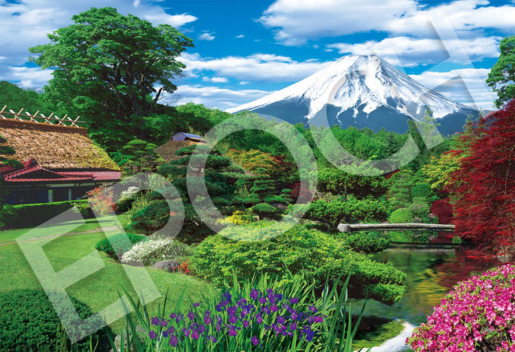 EPO-31-038　風景　忍野より望む富士　1053ピース　ジグソーパズル
