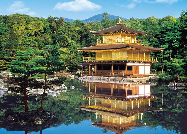 EPO-54-001　世界遺産　新緑の金閣寺−京都　2000ピース　ジグソーパズル