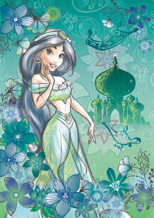 Epo 72 004 ディズニー Jasmine ジャスミン Exotic Emerald アラジン 108ピース Cp Pd エポック社 の商品詳細ページです 日本最大級のジグソーパズル通販専門店 ジグソークラブ
