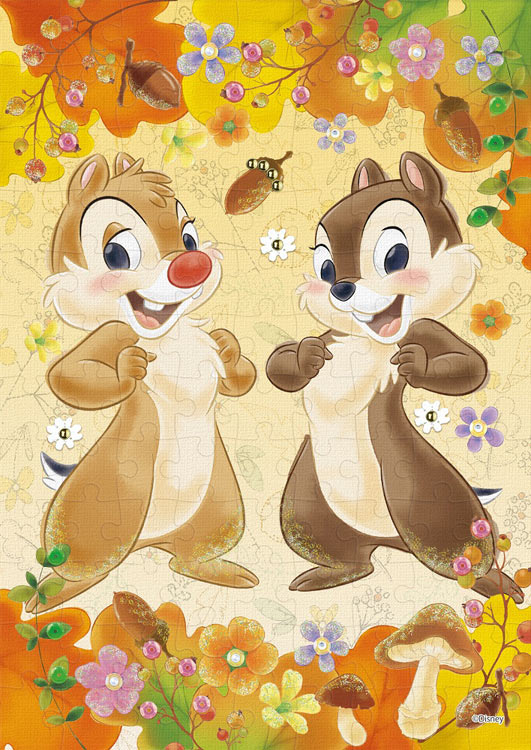 Epo 72 011 ディズニー Chip N Dale チップ デール Autumn Feast チップ デール 108ピース Cp Pd エポック社 の商品詳細ページです 日本最大級のジグソーパズル通販専門店 ジグソークラブ