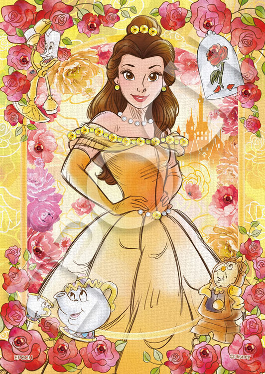 EPO-72-028　ディズニー　Belle(ベル) -Charming Rose- （美女と野獣） 108ピース　ジグソーパズル　［CP-HU］