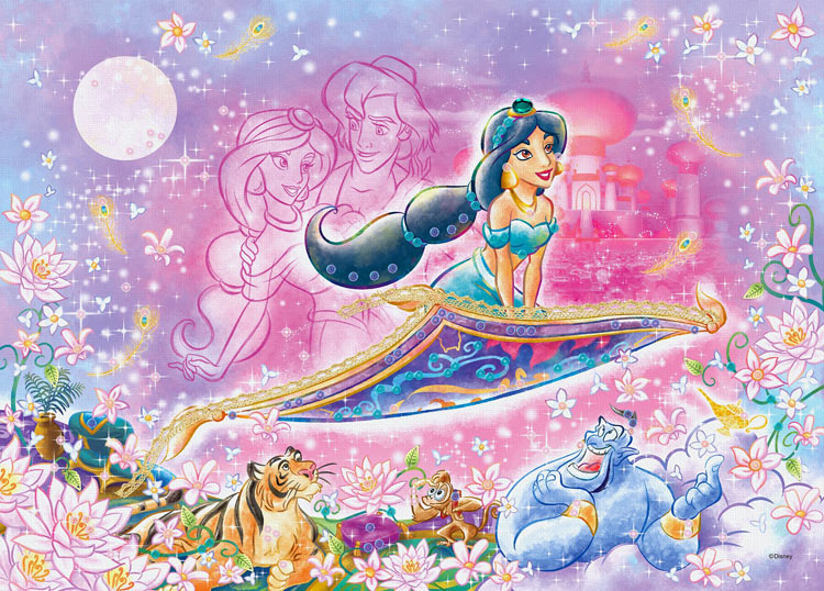 EPO-74-010 ディズニー Exotic Romance -Jasmine- (エキゾチックロマンス -ジャスミン-) 500ピース エポック社  の商品詳細ページです。｜日本最大級のジグソーパズル通販専門店 ジグソークラブ