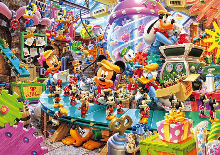 TEN-D300-268 ディズニー ミッキーのトイファクトリー（ミッキー） 300ピース テンヨー の商品詳細ページです。｜日本最大級のジグソーパズル通販専門店  ジグソークラブ