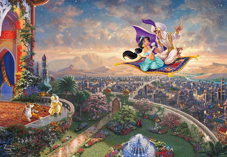 TEN-D1000-049 ディズニー Aladdin （アラジン） 1000ピース テンヨー の商品詳細ページです。｜日本最大級のジグソー