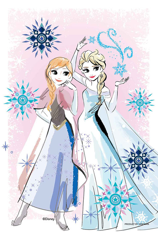 Yam 97 186 ディズニー Kiriart Anna Elsa アナと雪の女王 70ピース やのまん の商品詳細ページです 日本最大級のジグソーパズル通販専門店 ジグソークラブ
