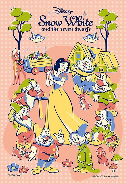 Yam 99 372 ディズニー 夢の時 白雪姫 白雪姫 99ピース やのまん の商品詳細ページです 日本最大級のジグソーパズル通販専門店 ジグソークラブ