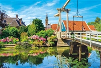 APP-300-363　風景　花咲くオランダの跳ね橋　300ピース　●予約　ジグソーパズル