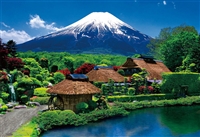 富士望む忍野村（風景）　300ピース　ジグソーパズル　BEV-33-145　［CP-NI］［CP-FJ］