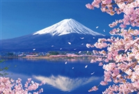 BEV-51-235　世界遺産　富士と桜咲く湖畔　1000ピース　ジグソーパズル