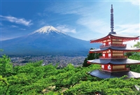 富士望む浅間神社（風景）　1000ピース　ジグソーパズル　BEV-51-297　［CP-NI］［CP-FJ］