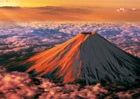 EPO-04-501　風景　赤富士　216ピース　ジグソーパズル