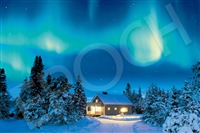 EPO-09-014s　風景　神秘の夜・オーロラ-スウェーデン　1000ピース　ジグソーパズル