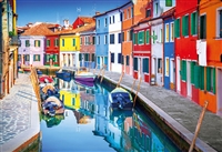 EPO-25-168　カラフルな街並み　七色の街ブラーノ−イタリア　300ピース　ジグソーパズル