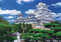 EPO-31-001　風景　新緑の姫路城-兵庫　1053スーパースモールピース　ジグソーパズル