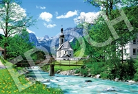 EPO-31-036　世界風景　教会のある小さな村 ラムサウ-ドイツ　1053ピース　ジグソーパズル