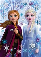EPO-72-021　ディズニー　Elsa & Anna （エルサ＆アナ）-icy white- （アナと雪の女王）　108ピース　ジグソーパズル