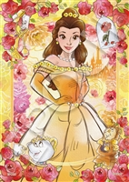 EPO-72-028　ディズニー　Belle(ベル) -Charming Rose- （美女と野獣） 108ピース　ジグソーパズル