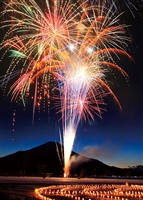 EPO-79-353s　風景　山梨　山中湖の花火　500ピース　ジグソーパズル　［CP-NI］［CP-HA］