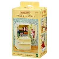 カ-422　シルバニアファミリー　冷蔵庫セット（5ドア）　おもちゃ　［CP-SY］