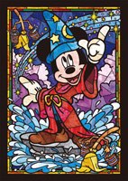 TEN-DSG266-747　ディズニー　ミッキーマウス ステンドグラス（ミッキー）　266ピース　ステンドアートジグソーパズル