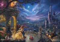 TEN-D1000-069　ディズニー　Beauty and the Beast Dancing in the Moonlight　(美女と野獣)　1000ピース　ジグソーパズル　［CP-D］