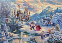 TEN-D1000-072　ディズニー　Beauty and the Beast's Winter Enchantment （美女と野獣）　1000ピース　ジグソーパズル