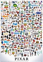 TEN-D2000-627　ディズニー　ピクサー キャラクター/グレート コレクション　（オールキャラクター）　2000ピース　ジグソーパズル