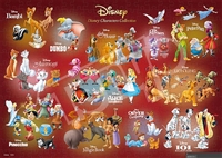 Disney Characters Collection　(オールキャラクター)（ディズニー）　300ピース　ジグソーパズル　TEN-D300-712