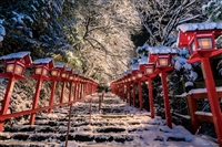 冬織りなす絶景 貴船神社（京都）（風景）　1000ピース　ジグソーパズル　YAM-10-1435