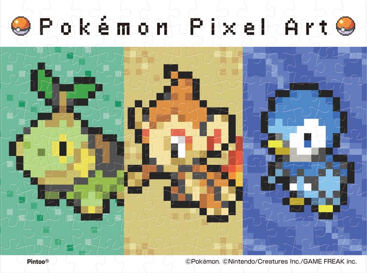 Pokemon Pixel Art (シンオウ)（ポケットモンスター）　150ピース　ジグソーパズル　ENS-MA-80