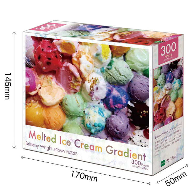 EPO-26-356s　Brittany Wright　Melted Ice Cream Gradient (メルテッド アイスクリーム グラディエント)　300ピース　ジグソーパズル