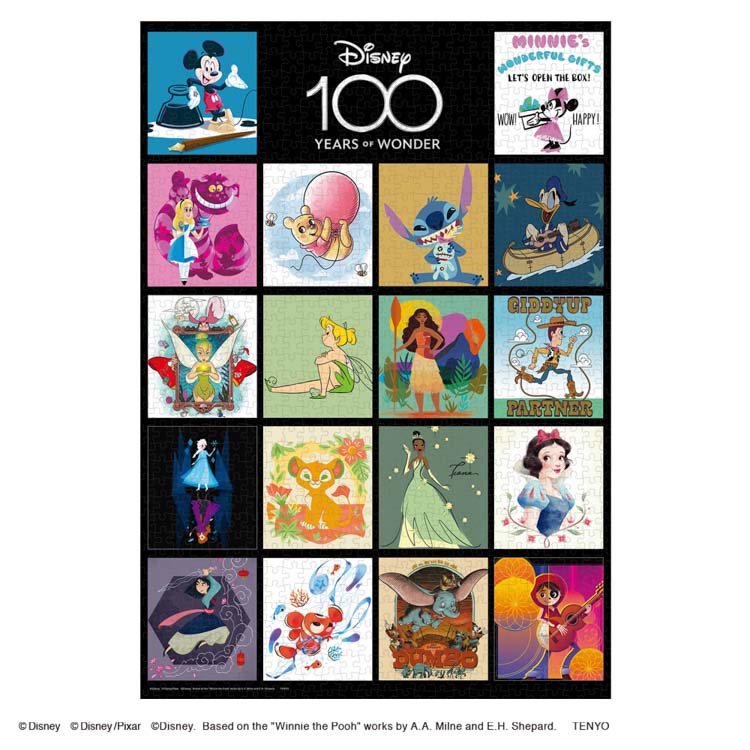 Disney100:Artists Series（ディズニー）　1000ピース　ジグソーパズル　TEN-D1000-011　［CP-DI］