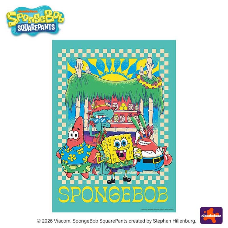 BIKINI BOTTOM BEACH (スポンジ・ボブ) 500ピース ジグソーパズル APP-500-338 38×53cm