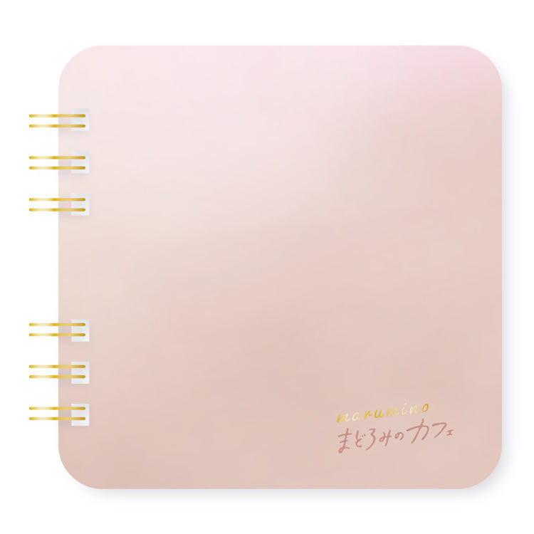 まるみの ノート まどろみのカフェS　　BEV-MM-043 W105×H100×D13mm