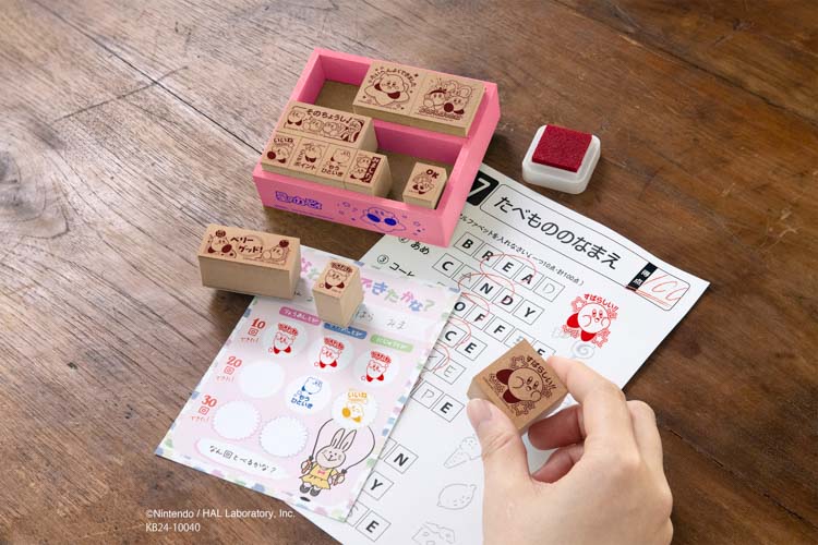 星のカービィ 木製ごほうびスタンプ星のカービィ　　BEV-SDH-128 W102×H35×D104mm