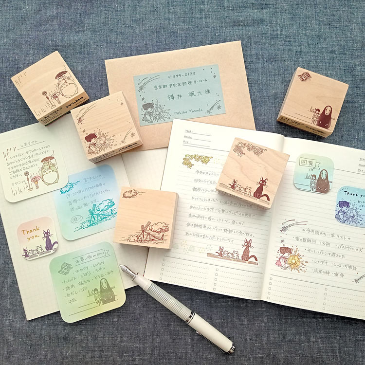 いろどりはんこ 海原の車窓/千と千尋の神隠し 千と千尋の神隠し ●予約 BEV-TSW-194 W60×H60×D23mm