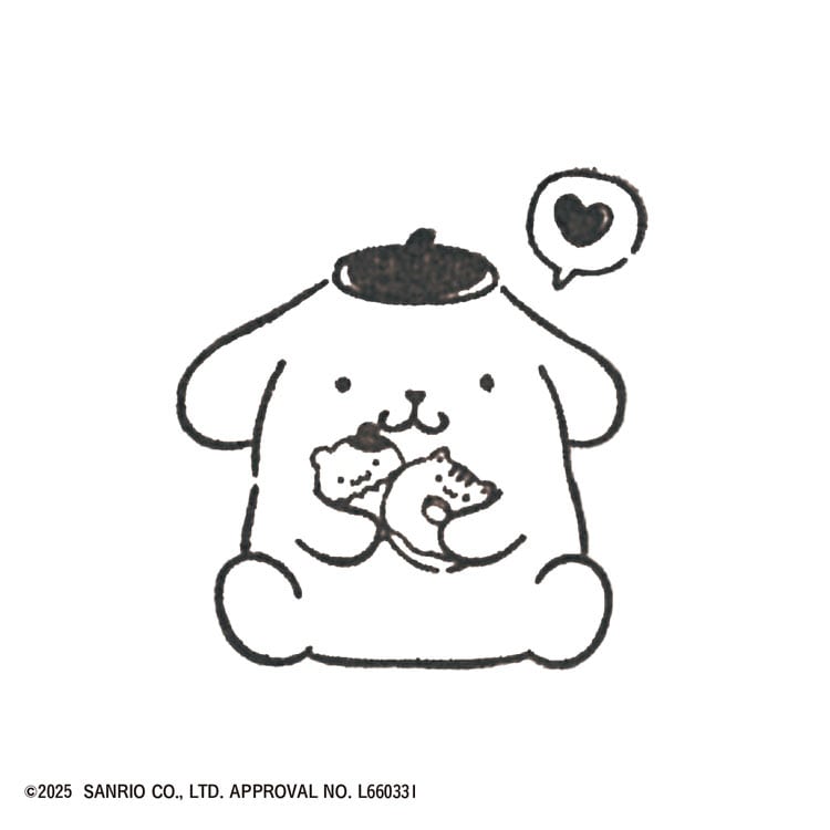 ポムポムプリン (ポムポムプリン) ●予約 BEV-TSW-204 W30×H30×D23mm