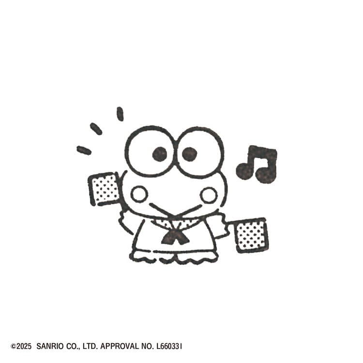 けろけろけろっぴ (サンリオ) ●予約 BEV-TSW-210 W30×H30×D23mm